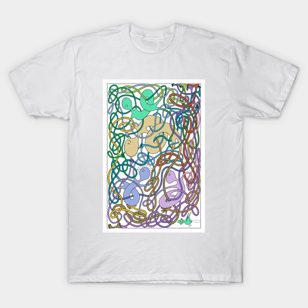 Mr Squiggly Dear Ole Dad T-Shirt by becky-titus